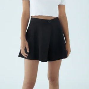 Black Zara Mini Skort NWT